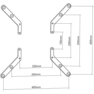 Кронштейн Brateck LCD-201R Винница - изображение 3