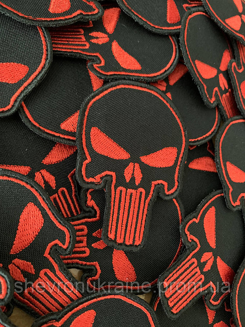 Шеврон Каратель (Форма контурна. На липучці) Розмір 7.5x5см Київ - фото 2