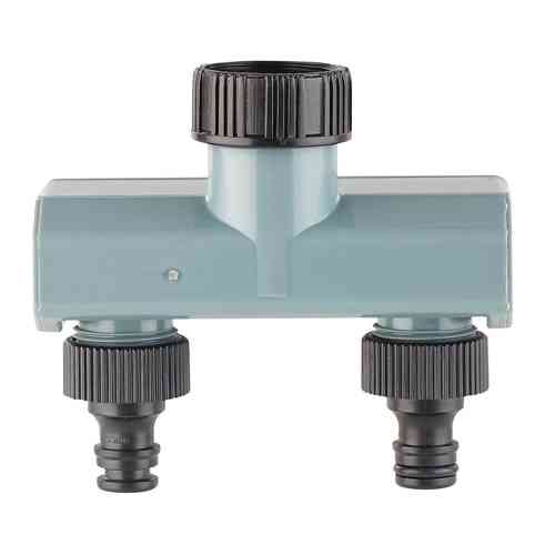 Перехідник розподілювач на 2 лінії для поливу, Aqualin 27211 Вінниця