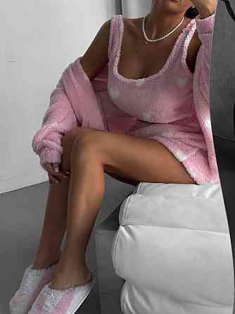 Жіноча тепла піжама, трійка Одеса