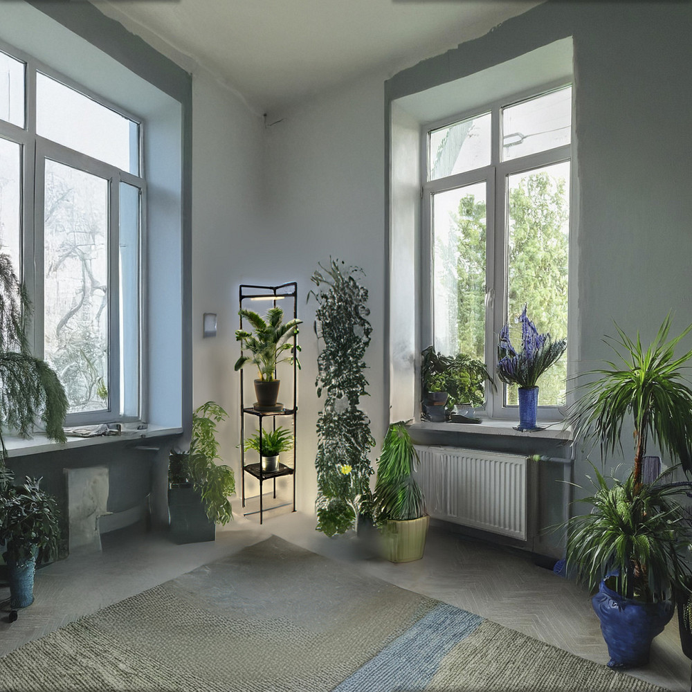 Полка  для цветов с подсветкой Cornetta Light. Угловая напольная высокая подставка для растений с фи Бориспіль - фото 2