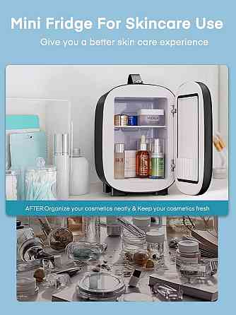 УЦІНКА! Міні-холодильник Fohere 5 літрів/6 банок Холодильник 12 В Холодильник для косметики Дніпро