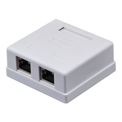 Комп&apos;ютерна розетка RJ45 x2 STP 5e Kingda (KD-WP6037-C5e) Вінниця - фото 1