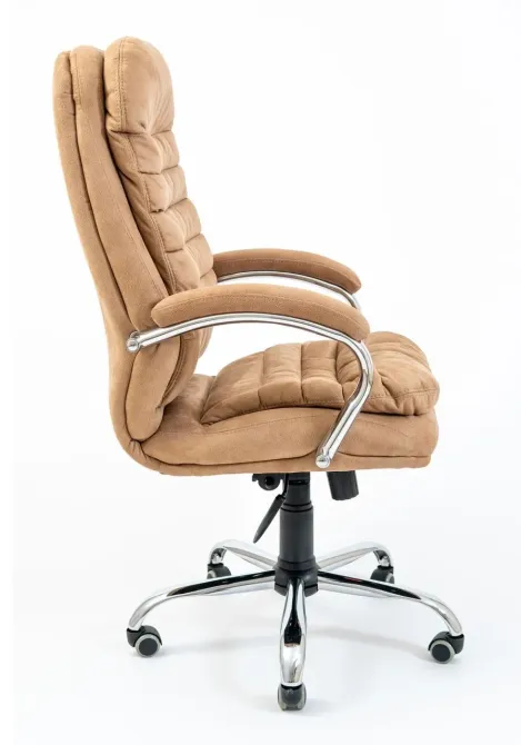 Офісне Крісло Керівника Richman Valencia Mustang Caramel Хром М2 AnyFix Карамельне Київ - фото 3