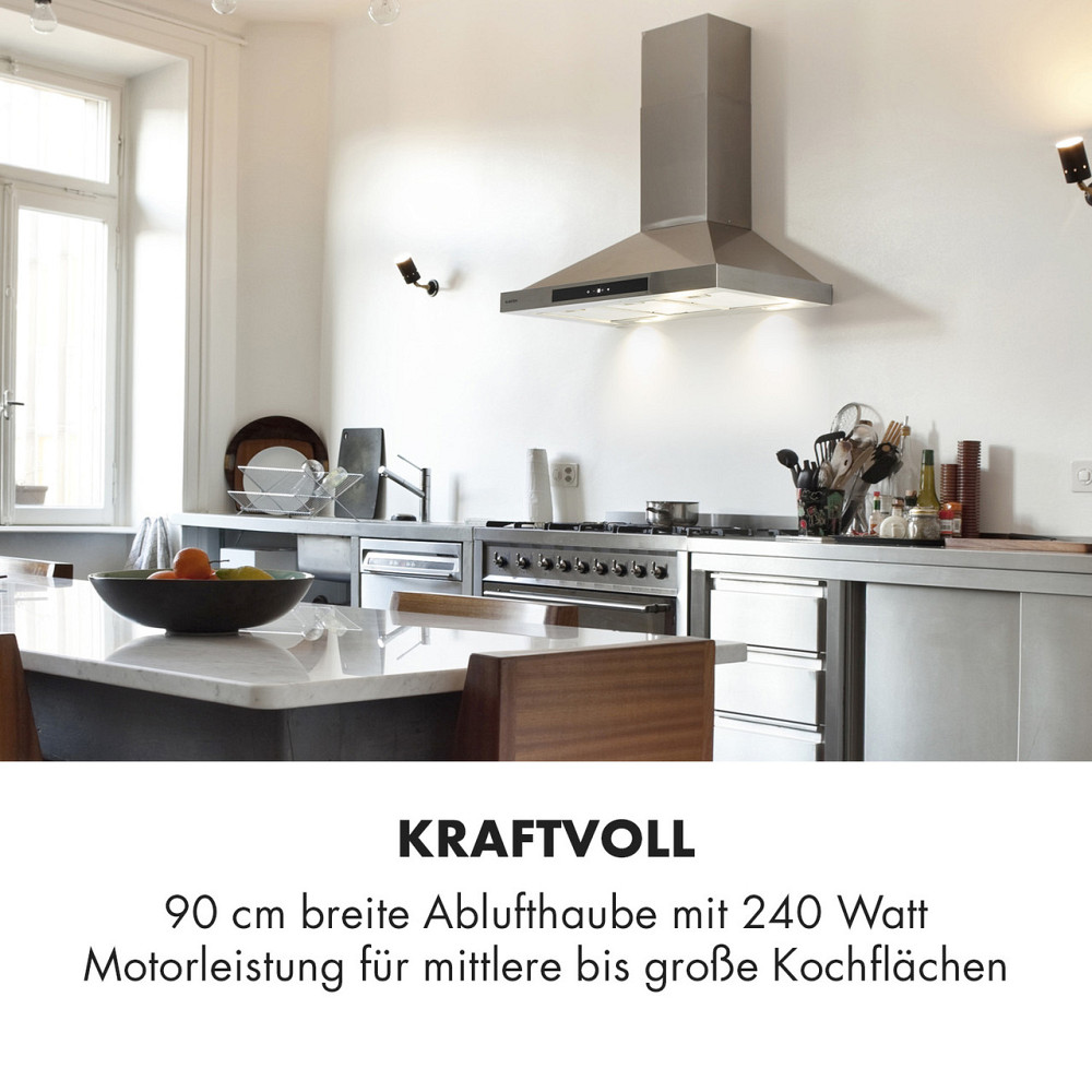 Zelda Eco 90 витяжка 240 Вт 3 рівні 410 м3/год LED EEC: A+ 90 см (Німеччина, читати опис) Рівне - фото 2