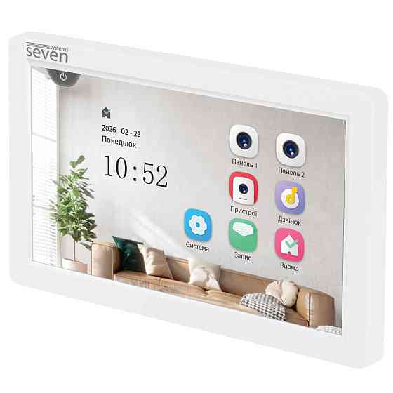 Відеодомофон 7 дюймів SEVEN DP-7570 FHD IPS white Київ