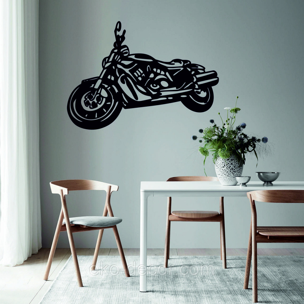 Декоративне настінне Панно «Мотоцикл» Декор на стіну Київ - фото 4