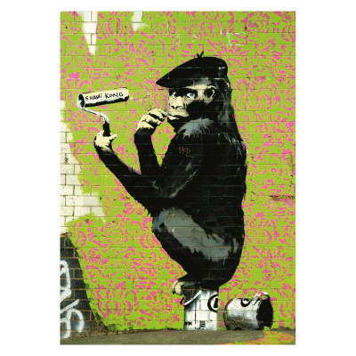 Пазл Piatnik Шимпанзе з валиком Бенксі, 1000 елементів (PT-571343) Вінниця - фото 2