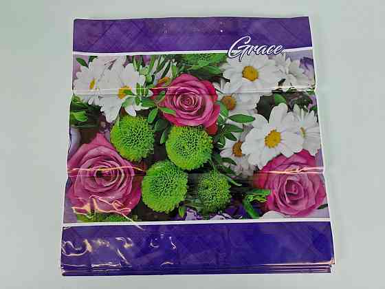 Поліетиленовий пакет (40х40) з пластиковою ручкою "Грейс" без ручки (10 шт.) Харків