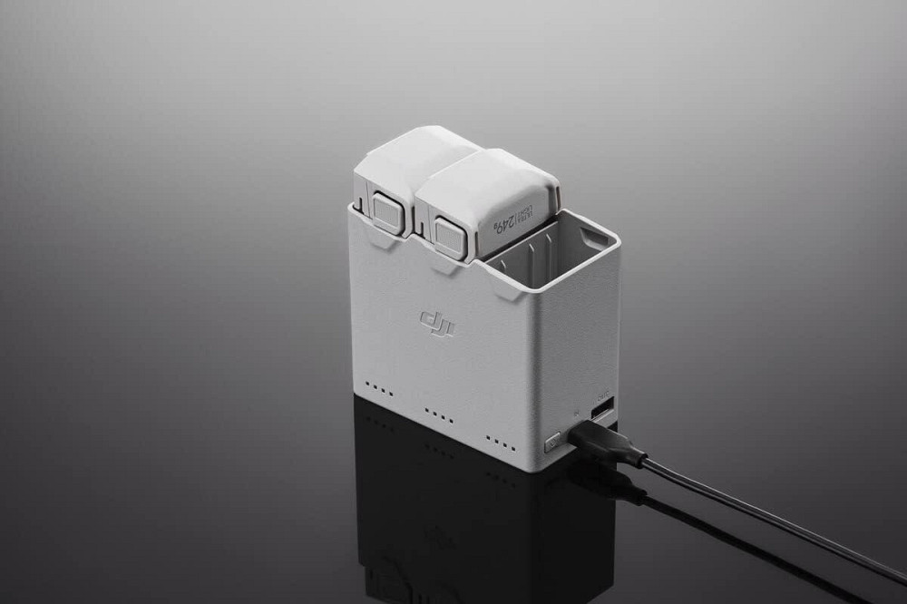 Станция зарядная DJI Mini 3 Pro серый двусторонняя зарядка Powerbank 30W USB-C для 3 батарей совместима с Mini Киев - изображение 4