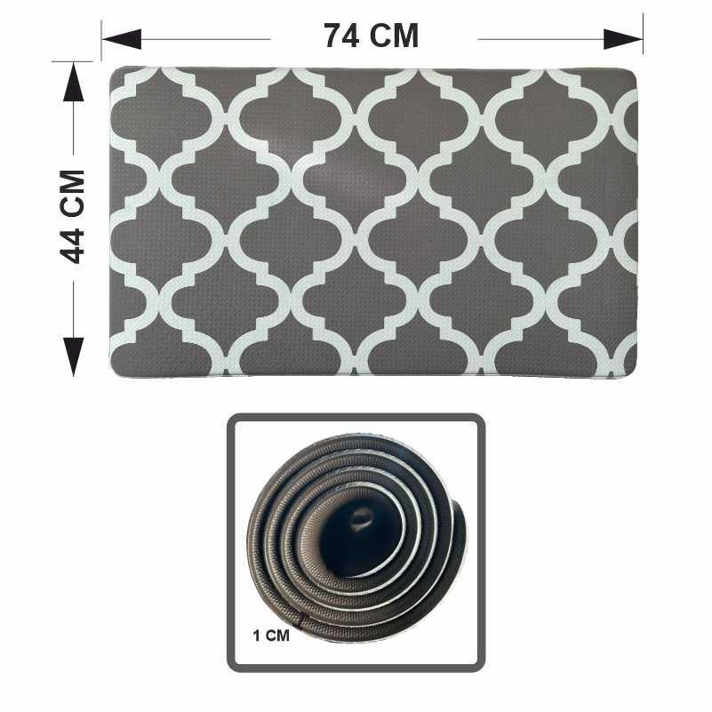 Коврики кухонные Lovely Svi с эффектом памяти - нескользящие - водонепроницаемые и эргономичные, 44x74x1см Сер Киев - изображение 4