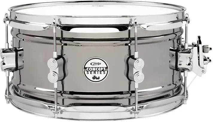 Ударна установка  PDP Concept Metal Black Nickel over Steel 13"x6.5" (PD805142) Київ - фото 1