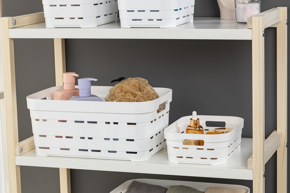 Кошик Idea Home 00615 Pyramid White 8.2 л (00615 White) (7180077) Київ - фото 2