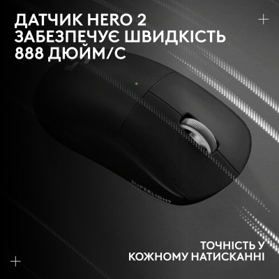 Мишка Logitech G Pro X Superlight 2 Lightspeed Wireless Black (910-006630) Вінниця - фото 7
