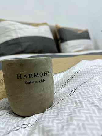 Ecotton Комплект постільної білизни Ecotton двоспальний Сімейний 150х215 см Смуги молочний Киев