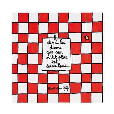 Набір серветок паперових "Succulen" 20 шт. 16,5x2 см Рівне