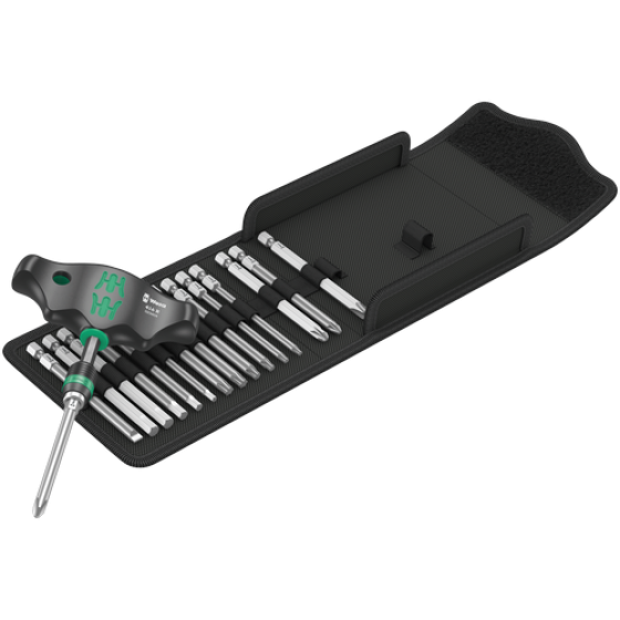 Викрутка Wera Т-подібна з комплектом насадок 16 в 1 05057470001 Одеса