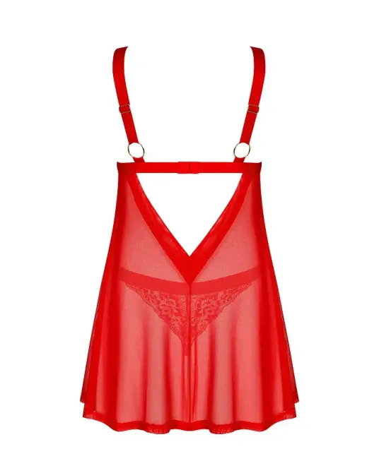 Бебі-дол Obsessive Elianes babydoll & thong XL/2XL Львов - изображение 4