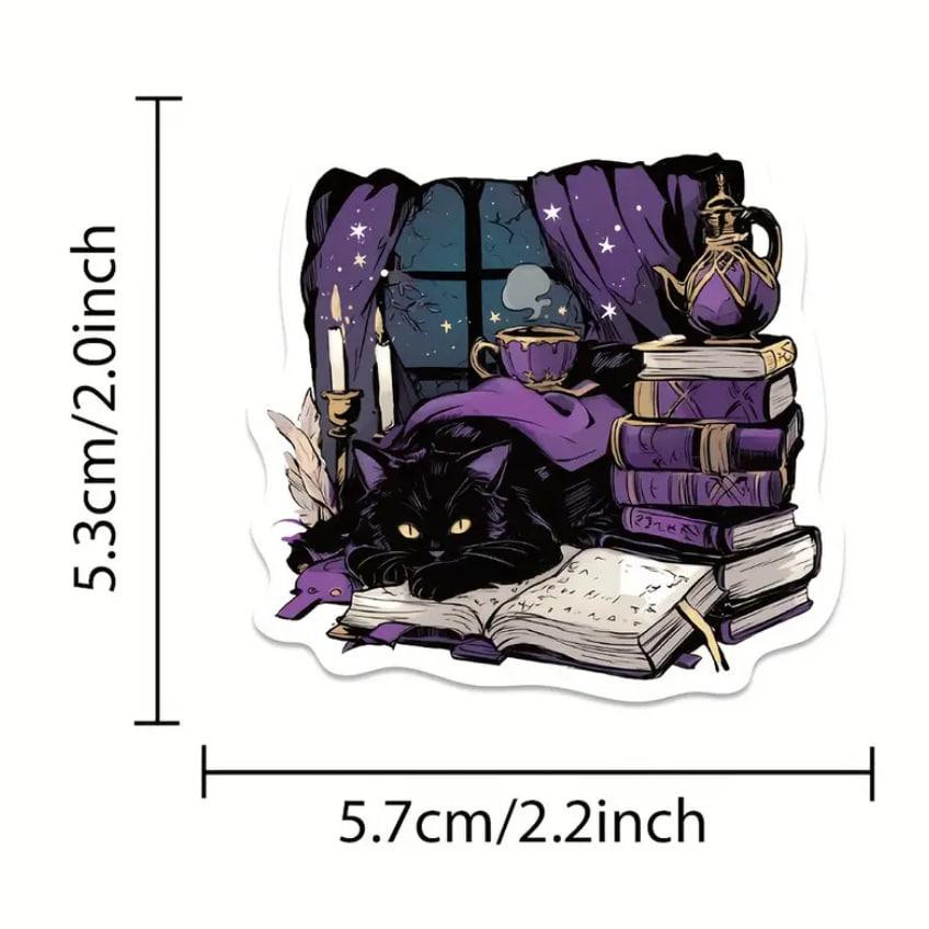 50 шт. готических наклеек из винила для скрапбукинга, мистические наклейки, стикеры в готическом сти Киев - изображение 4