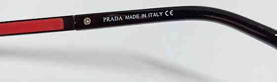 Брендові окуляри маска чорні однотонні з червоними вставками. Київ