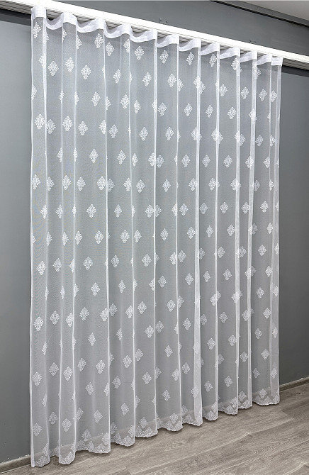 Тюль VR-Textil 1570т Преміум Холодний білий 500х270 см (42-1138) Київ - фото 3