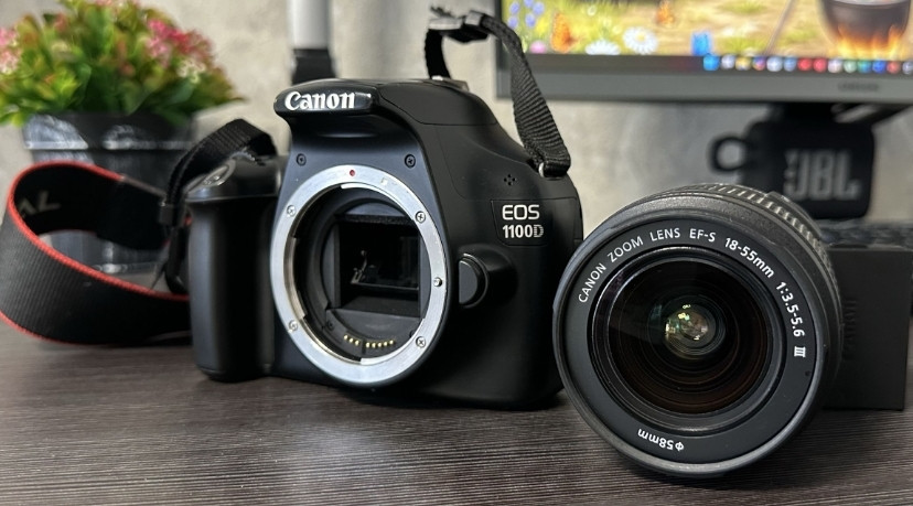 Фотоаппарат Canon EOS 1100D + объектив 18-55mm • Идеал • Полный комплект. Харьков - изображение 2