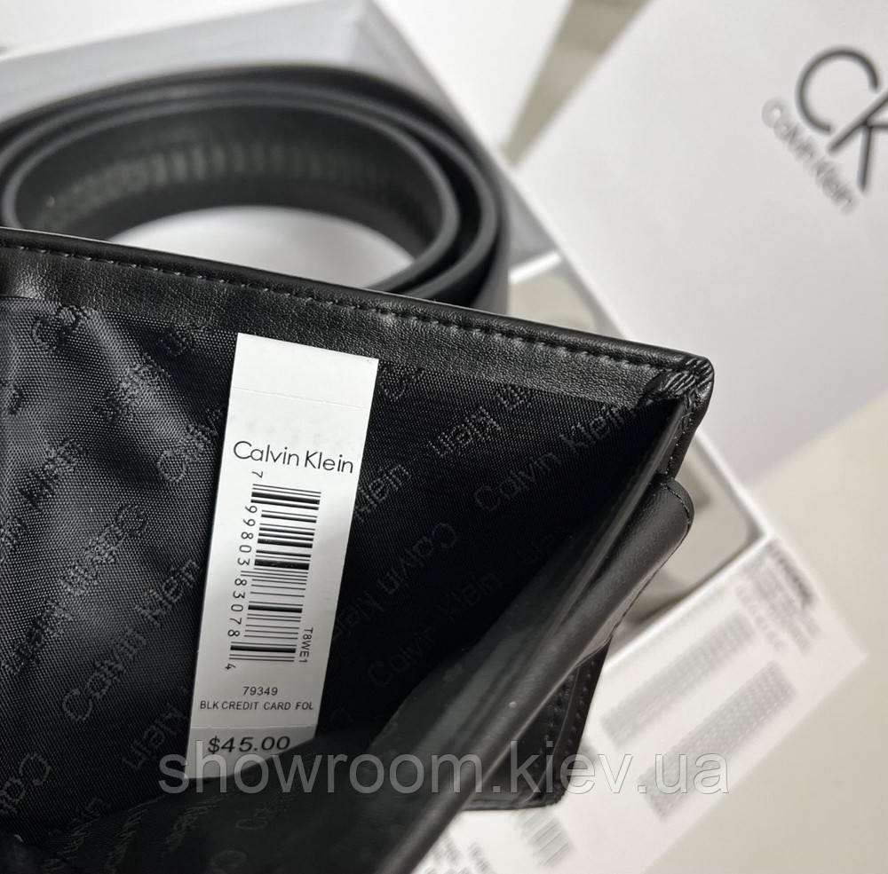 Чоловічий подарунковий набір портмоне та ремінь (407) Київ - фото 5