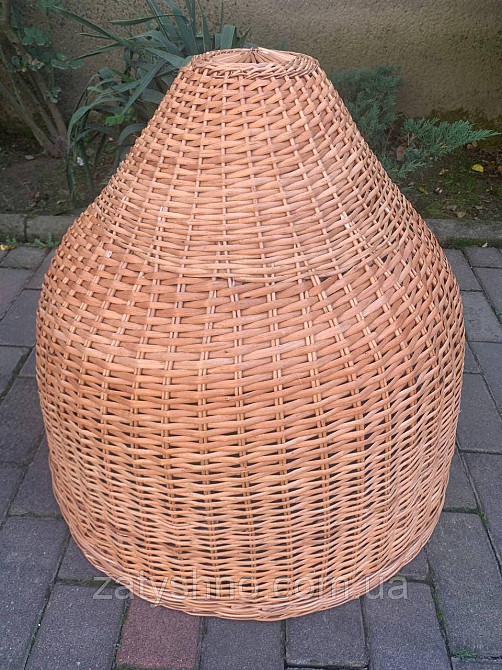 Люстра плафон із лози натуральна Київ - фото 2