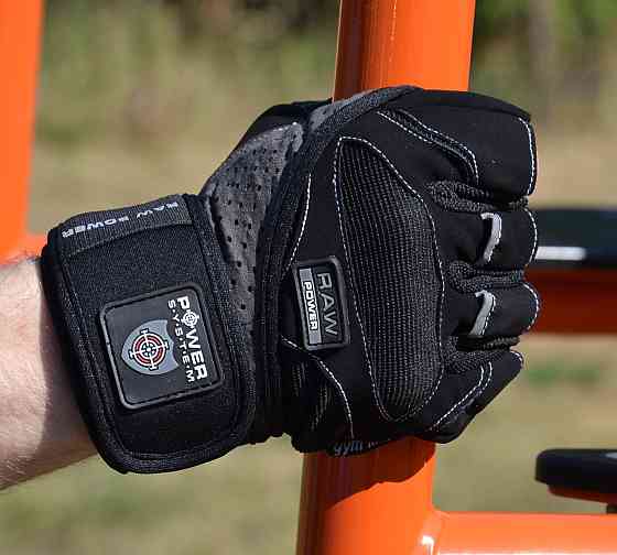 Рукавички для фітнесу Power System PS-2850 Raw Power Black/Grey XL Кам'янське