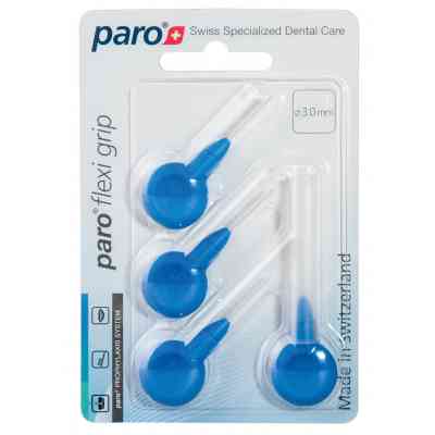 Щетки для межзубных промежутков Paro Swiss Flexi Grip x-тонкие Ø 3.0 мм 4 шт. (7610458010716) Винница