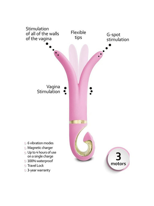 Вибратор для разных зон Gvibe3 - Розовый Sex Aura Киев - изображение 4