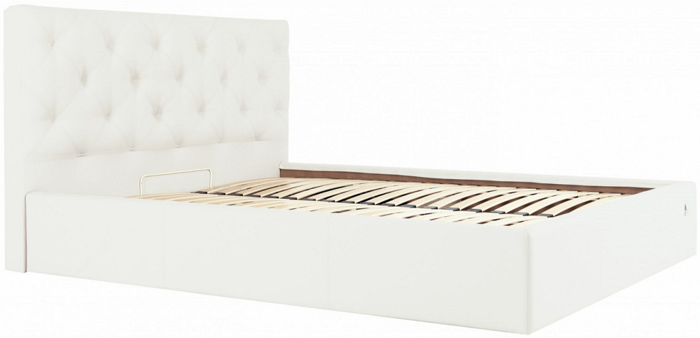 Ліжко Двоспальне Bristol VIP 180 х 200 см Fly 2200 З додатковою металевою цільнозварною рамою Білий Дніпро - фото 14