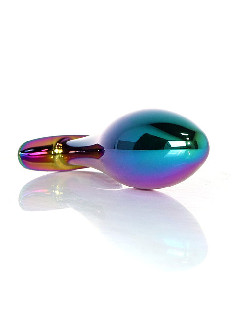Анальная металлическая пробка Plug-Jewellery Multicolour PLUG- Clear L Sex Aura Киев - изображение 7