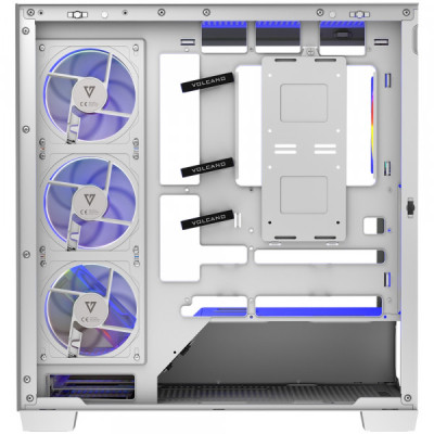 Корпус Modecom VOLCANO STELLAR ARGB MIDI 5x120mm fans WHITE (AT-STELLAR-5F-ARGB-20) Вінниця - фото 6
