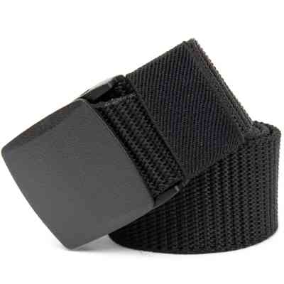 Ремень Vintage Текстильный Черный (20540) Винница