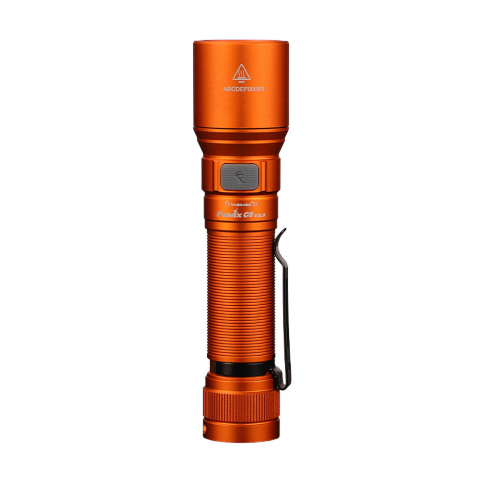 Фонарь ручной Fenix C6V3.0 оранжевый | Лимитированная серия Киев - изображение 2