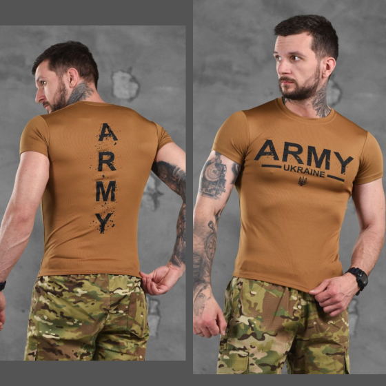 Футболка Военная Тактическая Потоотводящая Койот Odin Army XL Одесса