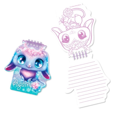 Блокнот Kiddieland Большой пушистый блокнот 2-в-1 NEBULOUS STARS - АГАТА (12523) Винница - изображение 2