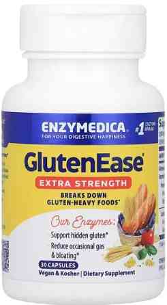 Ферменты для переваривания глютена и казеина Enzymedica GlutenEase 30 капс Киев