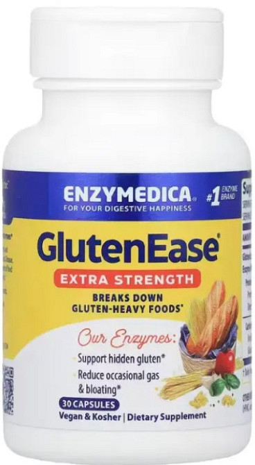Ферменты для переваривания глютена и казеина Enzymedica GlutenEase 30 капс Киев - изображение 1