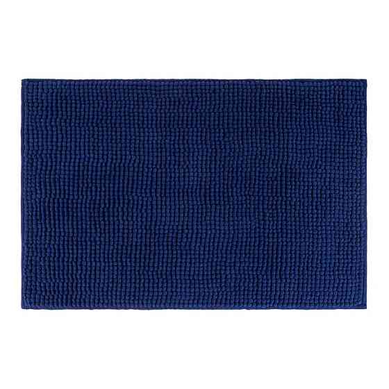 Коврик для ванной комнаты и душа Bathlux изготовлен из специального нескользящего материала Синий Каменец-Подольский