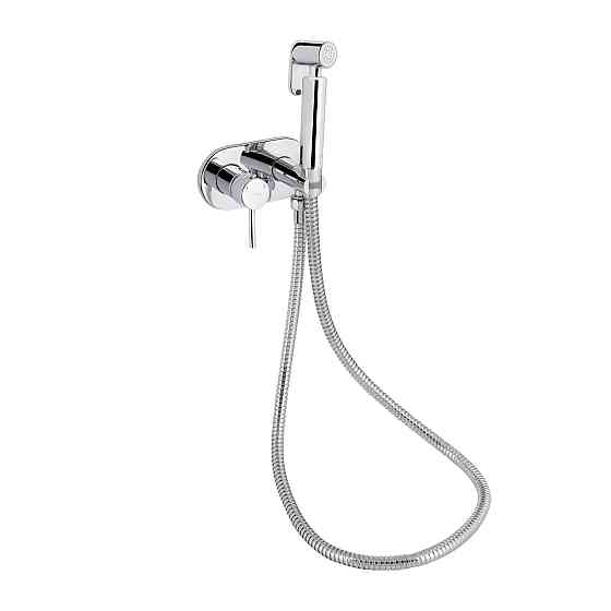 Набір для гігієнічного душу Qtap Inspai-Varius округлий QTINSVARCRMV00440501 Chrome Київ