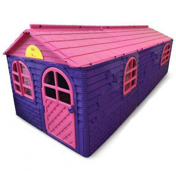 Дитячий ігровий пластиковий будиночок зі шторками Doloni великий для дітей Київ - фото 1