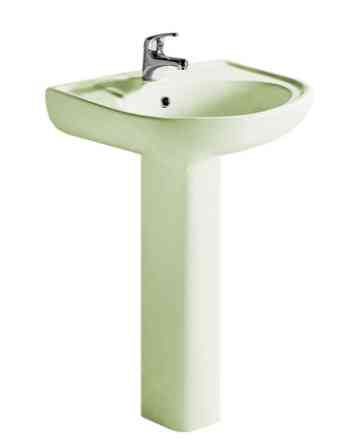 Комплект раковини + ніжка RAK Ceramics Cynthia Wash Basin (57 см) Зелений Вінниця