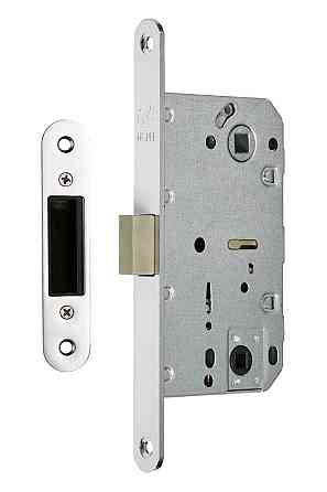 Магнітний замок для міжкімнатних дверей Gavroche GR 96M-WC CP хром зі зворотньою планкою Київ