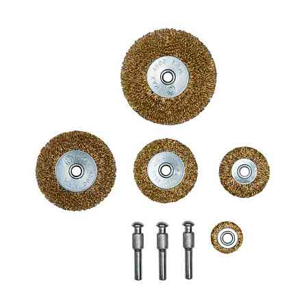 Набір щіток дротяних для дрилі 5шт (25; 38; 50; 65; 75мм) 9010021 Винница