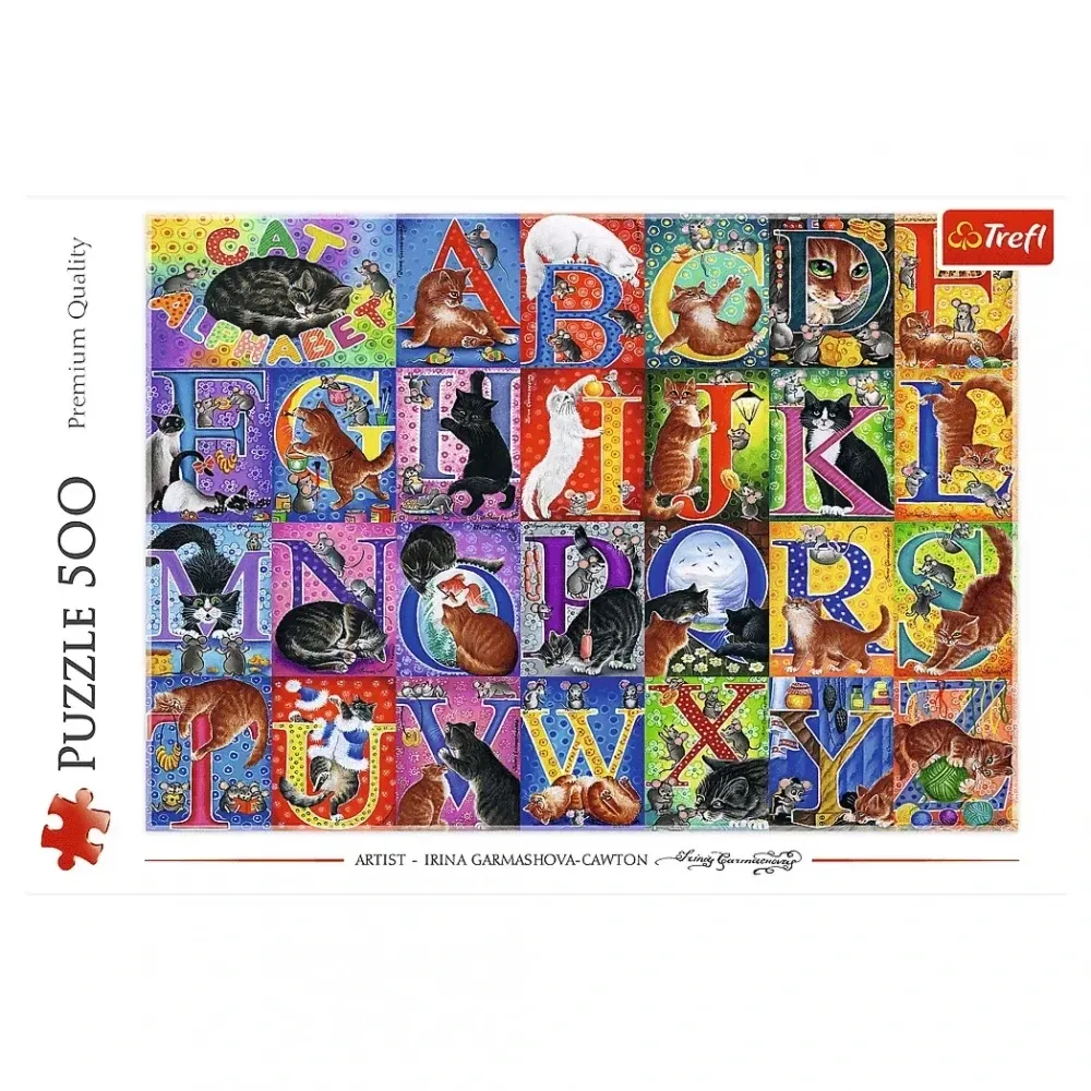 75275 Trefl Пазли "500" Котяча абетка, шт Київ - фото 1