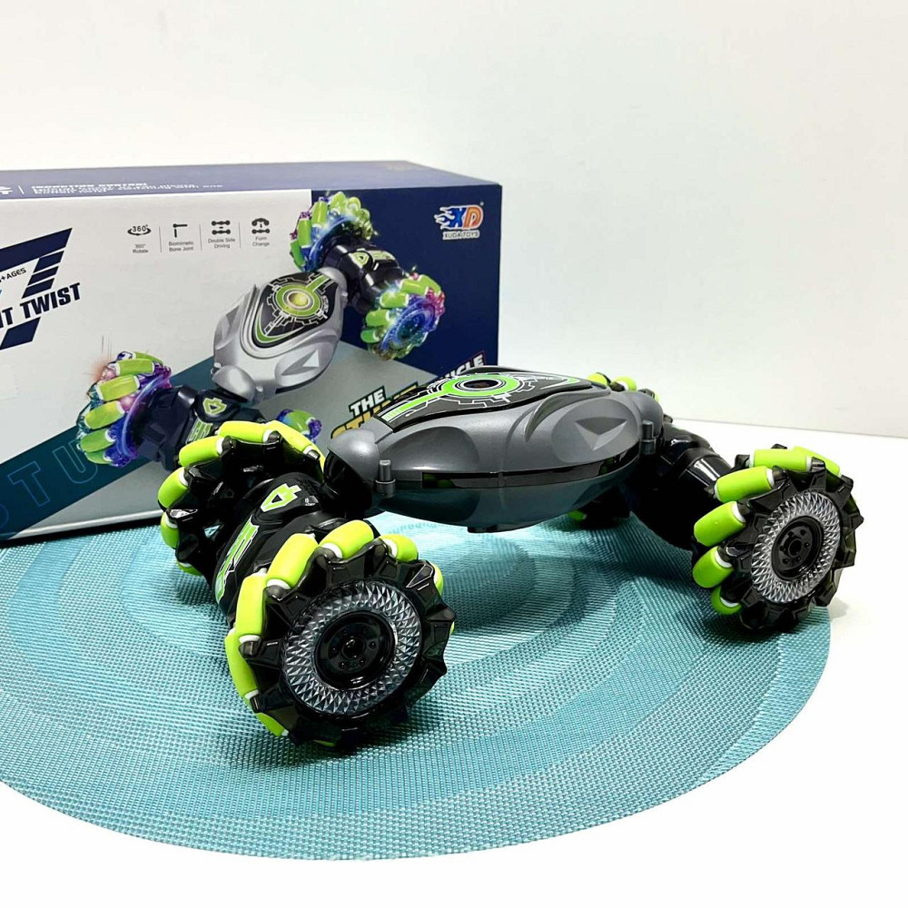 Машина трюкова Xuda Toys перевертень всюдихід на радіокеруванні Зелена ( 3688-G103A) Чернігів - фото 5