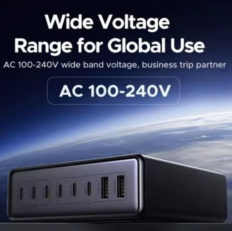 Зарядное устройство Ugreen X766 200W 8Ports GaN. Киев - изображение 1