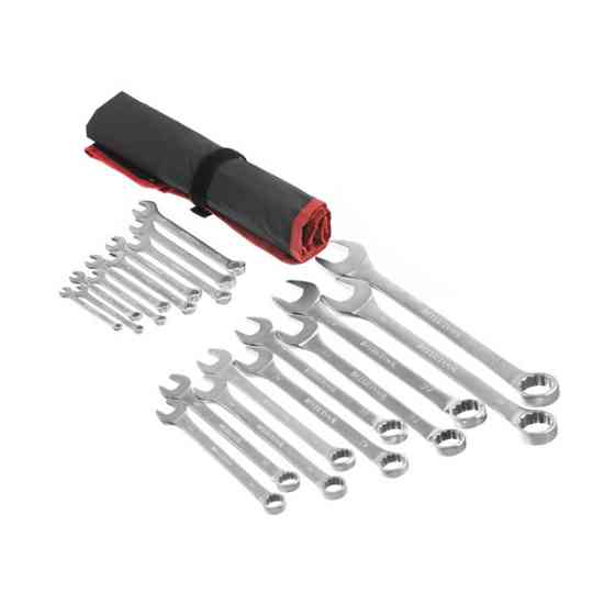 Набор ключей комбинированных, 20 шт, 6-32 мм, Cr-V, чехол INTERTOOL HT-1253 Киев